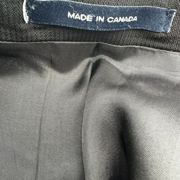 RALPH LAUREN Men's 40L 3 Button Blazer Suit Jacket Black Pinstriped 100% Wool - Picture 5 of 10